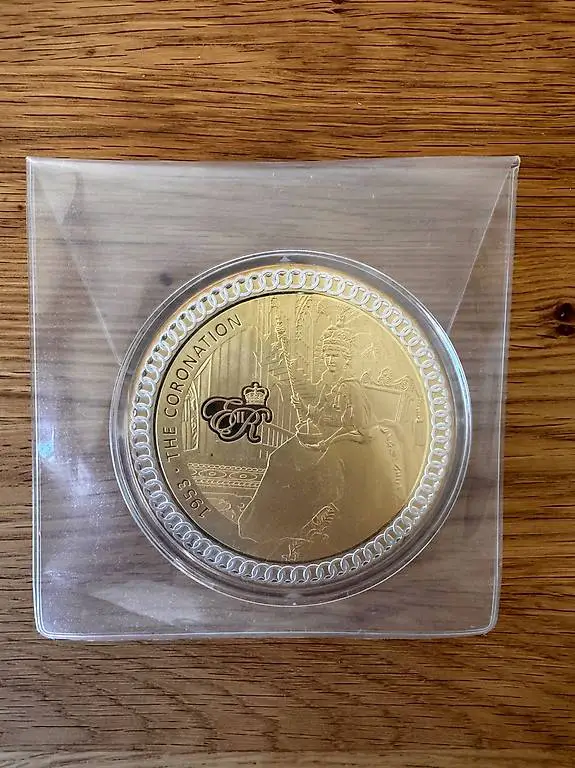 Gedenkmünze Krönung 1953 Queen Elizabeth II