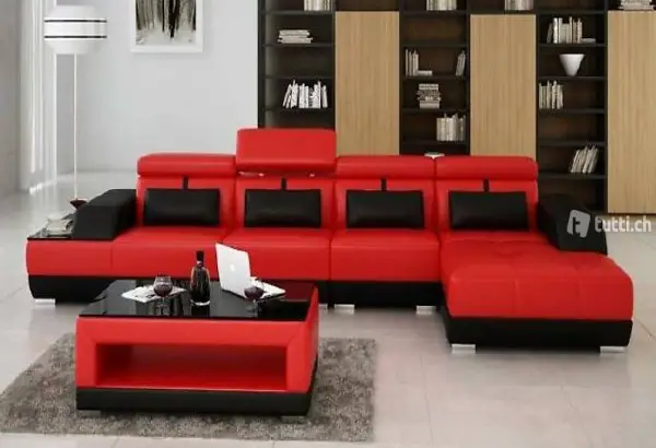  GARNITUR ECK COUCHEN XXL BIG SOFAS L FORM LEMANS SIMILAR