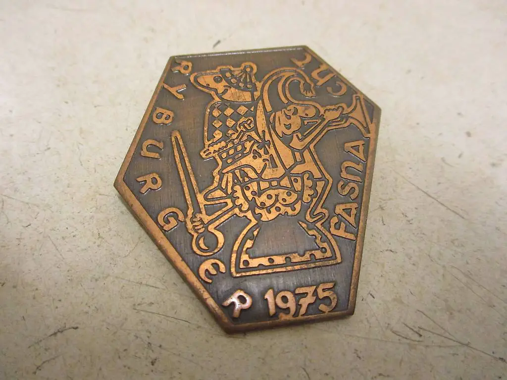Plakette Ryburger Fasnacht 1975 Ryburg Möhlin - RAR