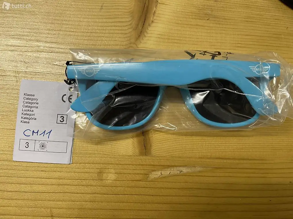  Occhiali Mini colore nero/azzurro