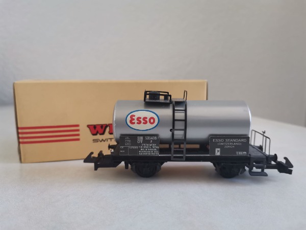 WESA Zisternenwagen grau ESSO, mit Schachtel