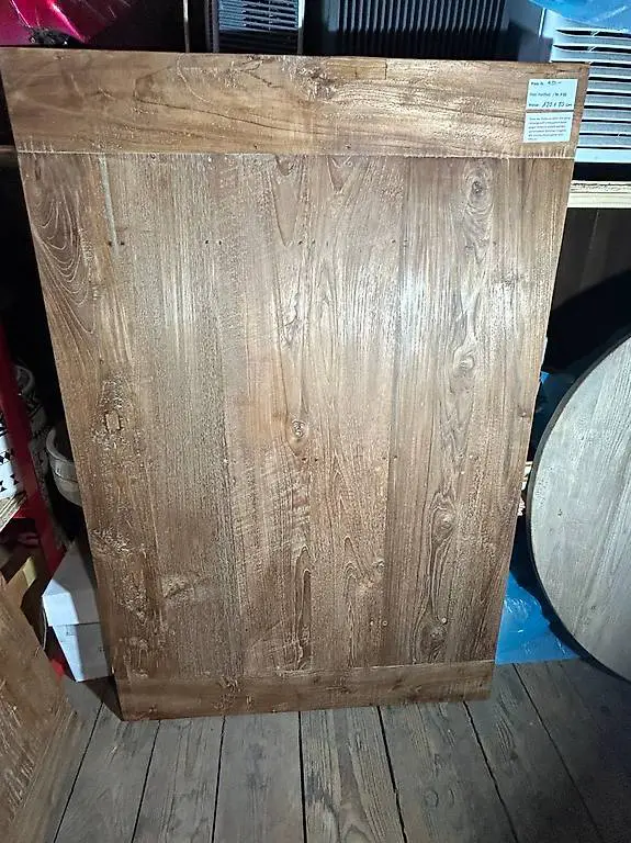 Massivholzplatte Tischplatte Teak 120 x 80cm
