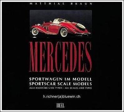 Braun, Mercedes Sportwagen im Modell