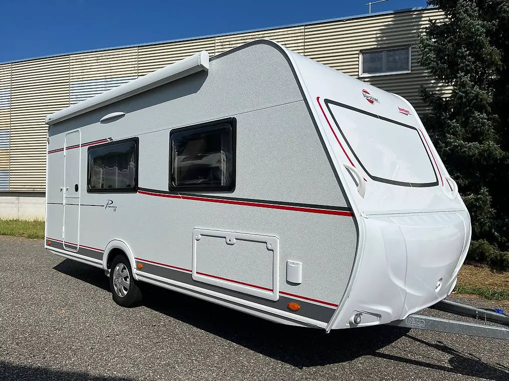 Wohnwagen Bürstner Premio Life 460TS Neuwertig mit Werksgar
