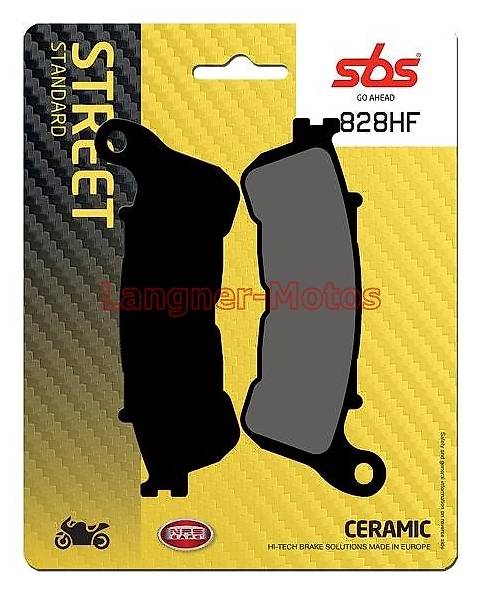 Bremsbelag SBS 828HF Street Ceramic Honda CB1000 R Intruder
