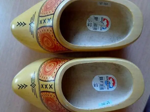 Original Holländische Holz Klompen, Grösse 37-38