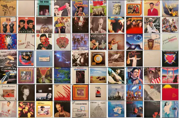 lp"s: bob dylan, who, bob marley, and many others (a)