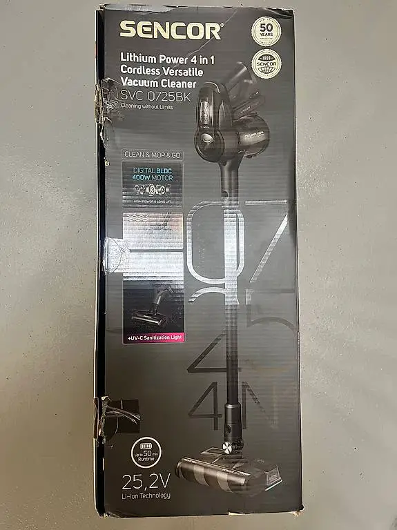 Aspirateur sans fil Sencor sec & humide SVC 0725BK