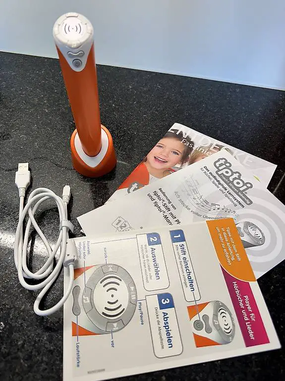 tiptoi stift mit ladekabel