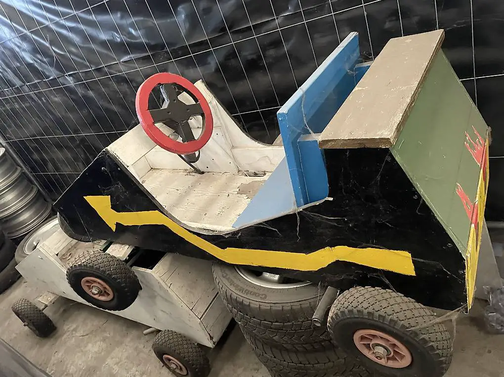 Seifenkisten aus Holz mit Lenkung | Marke Eigenbau