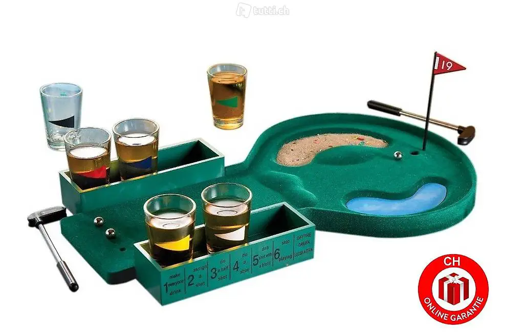Golf lustiges Trinkspiel Geschenk Party Hit