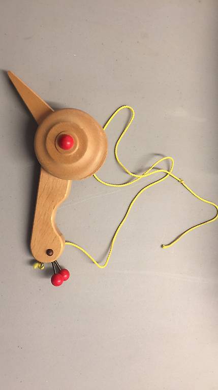 Holzspielzeug Schnecke zum Nachziehen