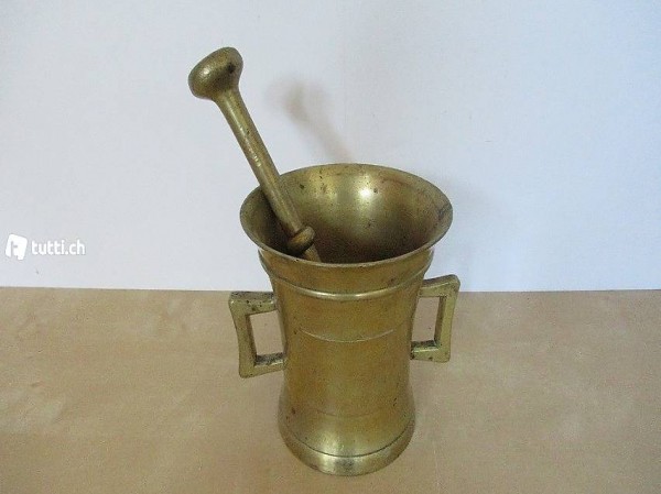  Alter Mörser Messing