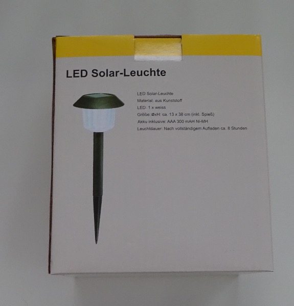 LED Solar-Leuchte