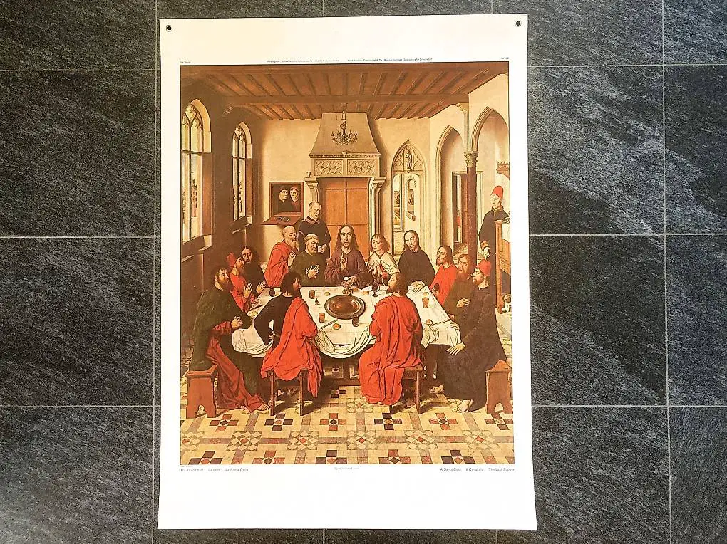 Das Abendmahl, Dirk Bouts, ca. 1464 - 1467, Kunstdruck