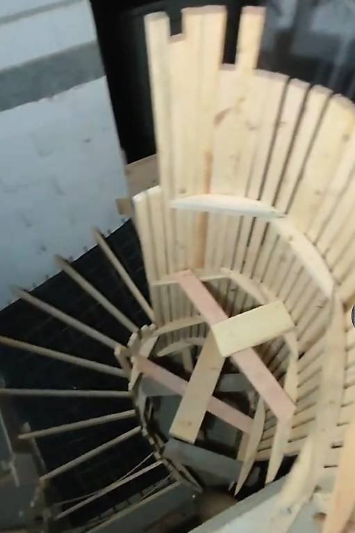 Bau von Treppen und Wänden