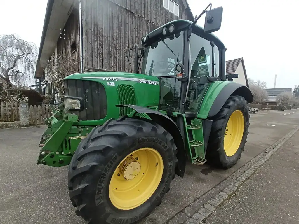 John Deere 6420S, inkl. Pflegeradsatz