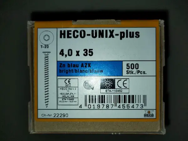 HECO - Schrauben Packung (en)