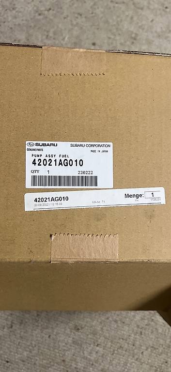 Kraftstoffpumpe Subaru