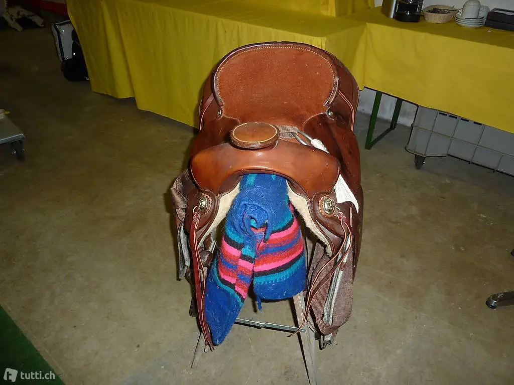 Westernsattel, Pferdesattel, original kanadischer Sattel.