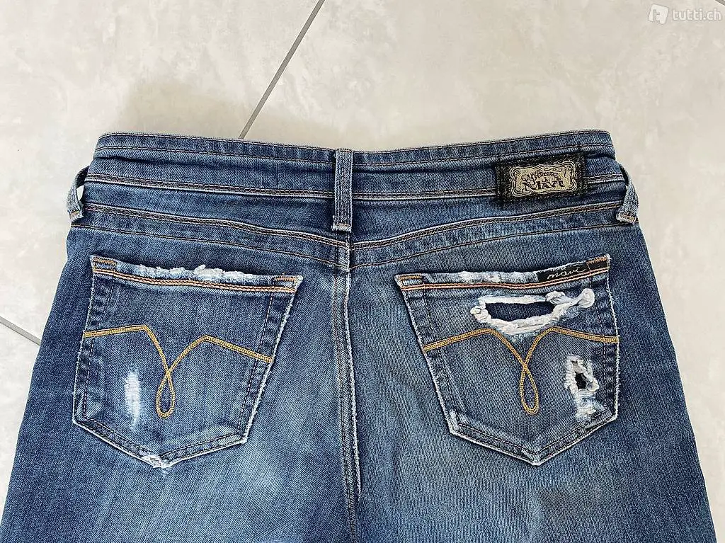 MAVI Jeans 27/34 Mavi Original Hose destroyed - neuwertig