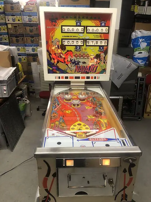 alter aber fast neuer elektromechanischer Flipperkasten