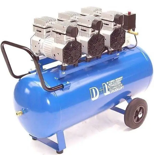 NEU Druckluft Kompressor Leise V6 Ölfrei Kompressor Flüster