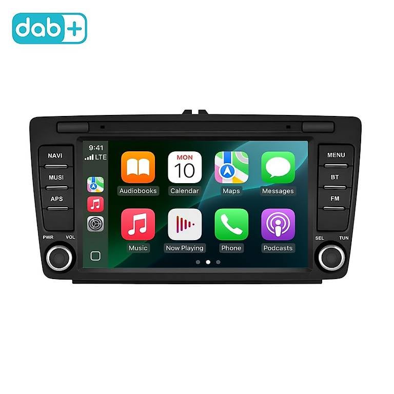 Autoradio Skoda DAB+ Octavia Rapid Rommster Superb Carplay