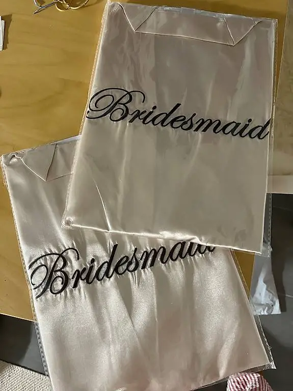 Morgenmantel Bridesmaid beige