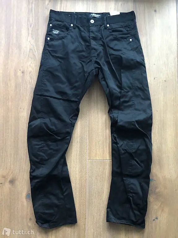 Neue JACK & JONES Cargo Workwear Stoffhosen Schwarz Gr. 36