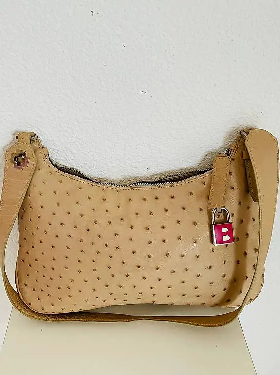 Tasche aus Strauss Leder Marke Bally