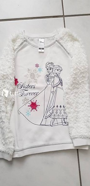 Pulli mit flauschige Ärmel