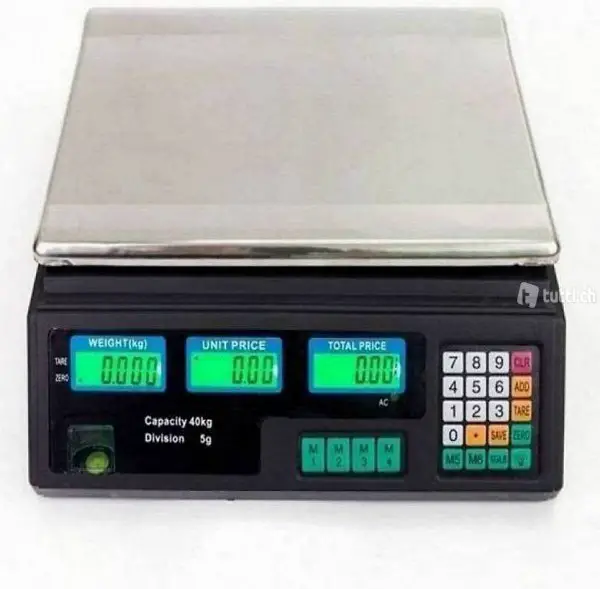 Bilancia elettronica nuova - 40 Kg. - 2 anni garanzia