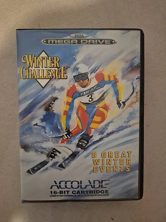 SEGA MEGADRIVE Winter Challenge Game