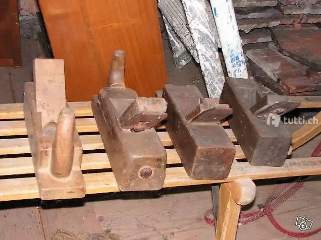 Hobel aus Holz, antik