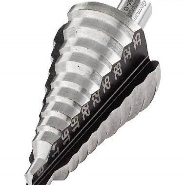  Wolfcraft Stufenbohrer 10 mm 8-35 mm HSS Grau
