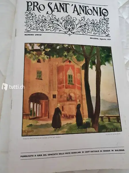 Giornalino Pro Sant"Antonio - Balerna del 1931
