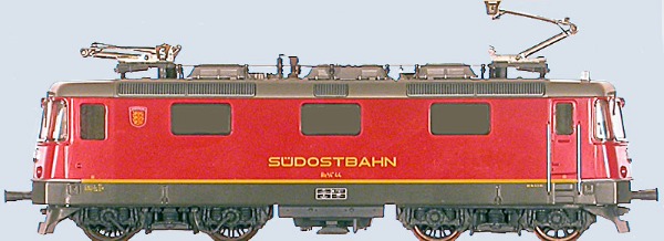 HAG Nr. 270 Re 4/4 lll SOB rot Wechselstrom