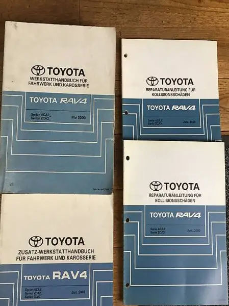 Werkstatthandbücher zu Toyota RAV4