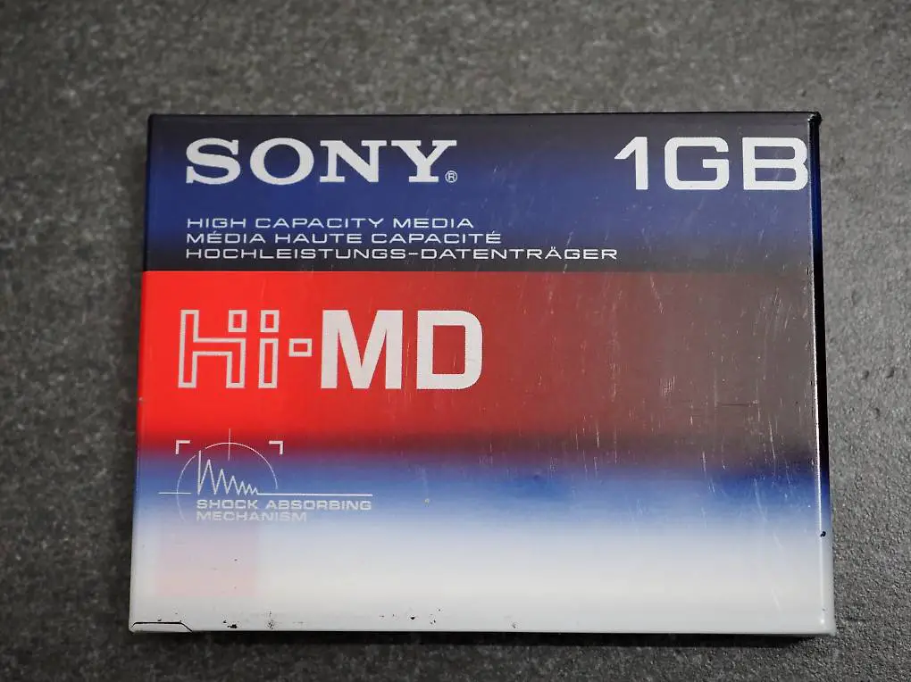 4 x SONY HI-MD HMD1G 1 GB (originalverpackt)
