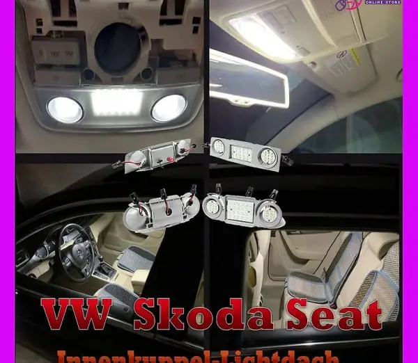  Vw Skoda Seat Innenkuppel-Lichtdach