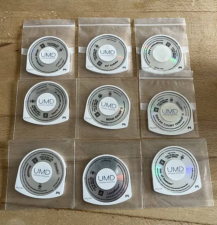 9 Sony PSP Demo Promo Spiele