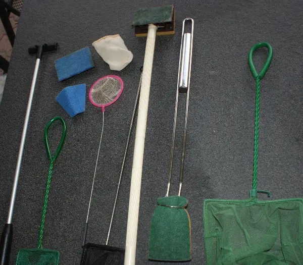 Pflegeartikel für Aquarium