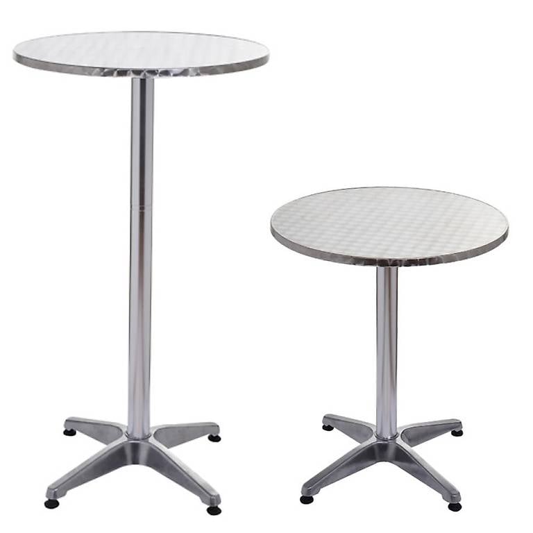  Höhenverstellbarer Alu Stehtisch