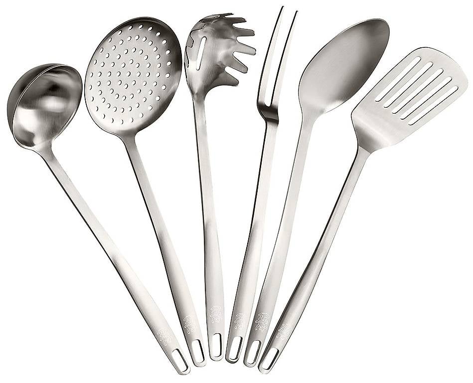 Küchenhelfer-Set, Kochbesteck aus hochwertigem Edelstahl