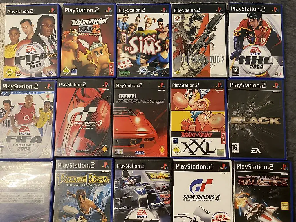 Diverse Games für PS2 und PS3