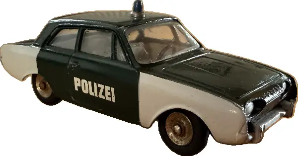 DINKY TOYS Polizei – Auto Original – Rarität