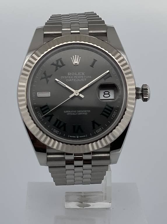 Rolex Datejust Oyster Perpetual Wimbledon 41mm Grau - 126334