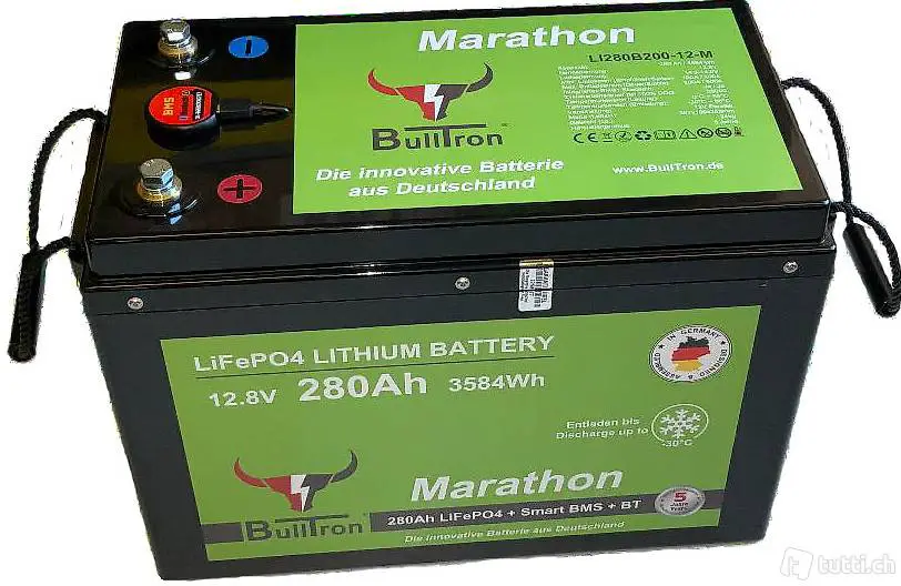  BullTron LiFePO4 Batterie 12,8V 280Ah Maraton