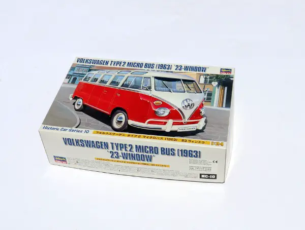 VW Typ 2 Micro Bus 1963 "23-Window" 1:24 von Hasegawa